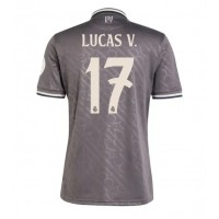 Camisa de time de futebol Real Madrid Lucas Vazquez #17 Replicas 3º Equipamento 2024-25 Manga Curta